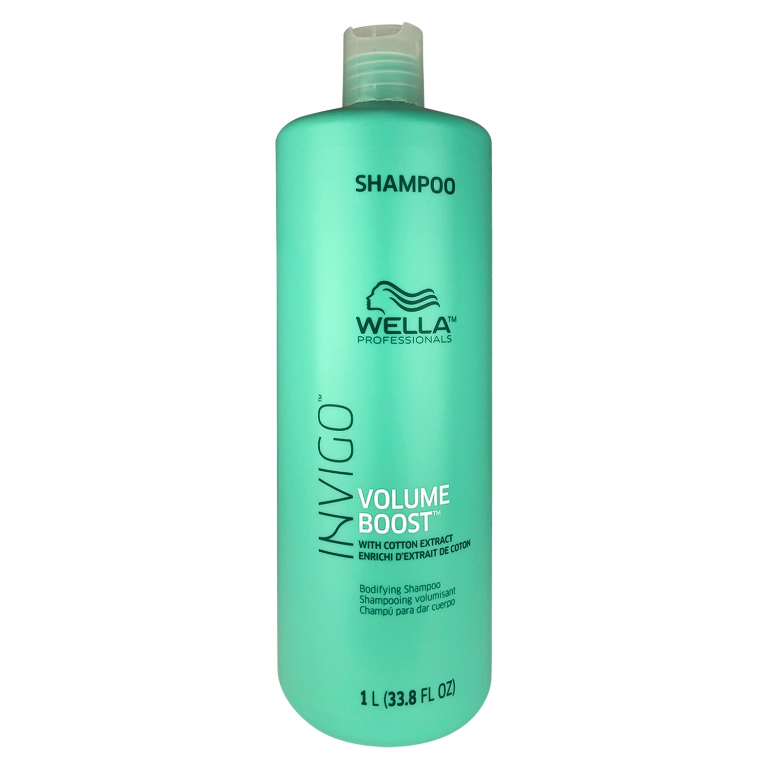 Wella Invigo Volume Boost Bodifying Hair Shampoo with Cotton Extract 33.8 oz.
